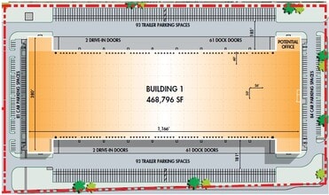 2740 W Nielsen Ave, Fresno, CA à louer Plan de site- Image 2 de 2