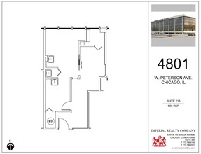 4801 W Peterson Ave, Chicago, IL à louer Plan d  tage- Image 1 de 5