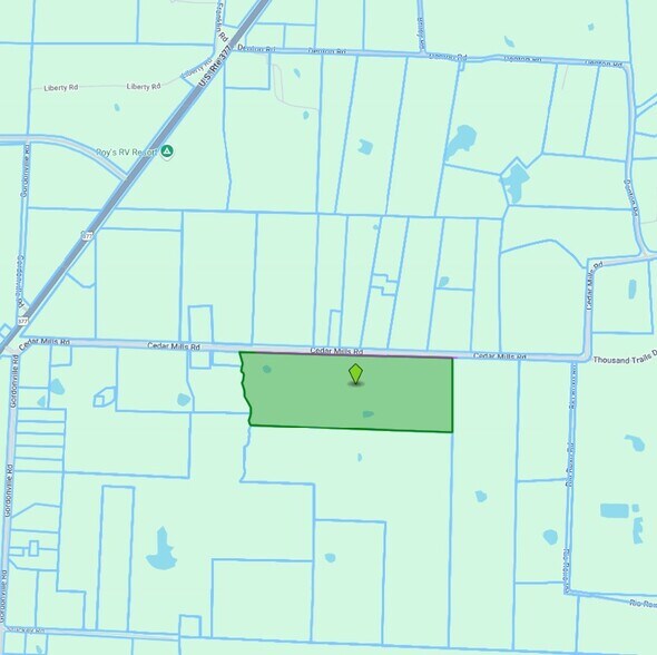 594 Cedar Mills Rd, Gordonville, TX à vendre - Plan cadastral - Image 2 de 2