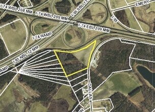 Dallas Rd, Lumberton, NC - Aérien Vue de la carte - Image1