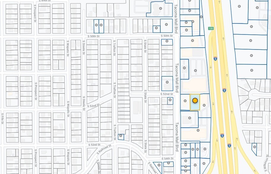 5209 Tacoma Mall Blvd, Tacoma, WA à louer - Plan cadastral - Image 2 de 2