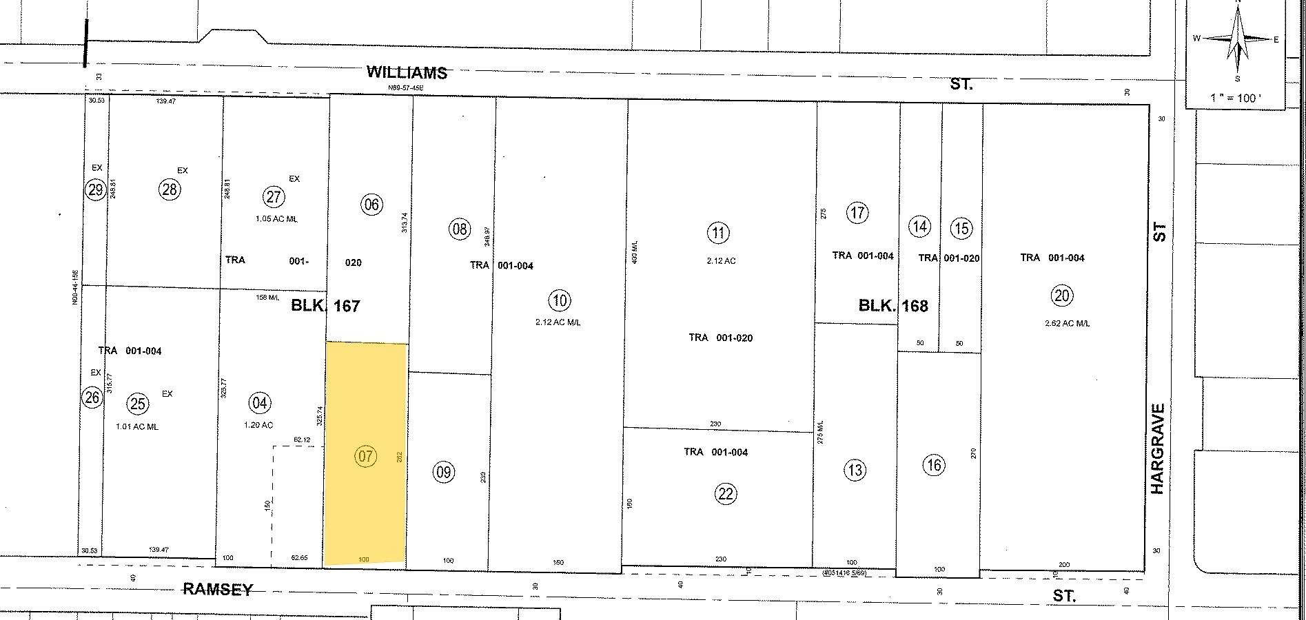 521 E Ramsey St, Banning, CA for sale Plat Map- Image 1 of 2