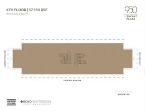 950 L'Enfant Plz SW, Washington, DC for lease Floor Plan- Image 1 of 1