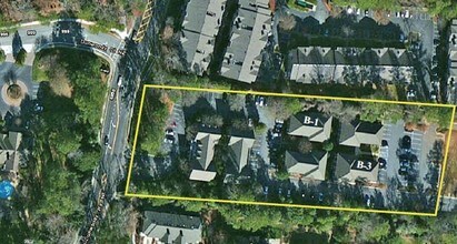 6849 Peachtree Dunwoody Rd NE, Atlanta, GA - AERIAL  map view