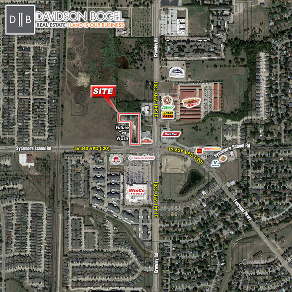 Sycamore School Rd & Crowley Rd, Fort Worth, TX for sale - Building Photo - Image 1 of 2