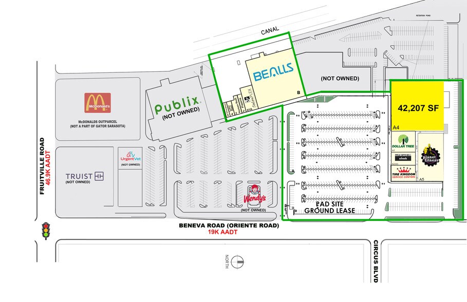 501 N Beneva Rd, Sarasota, FL à louer - Photo du bâtiment - Image 2 de 8