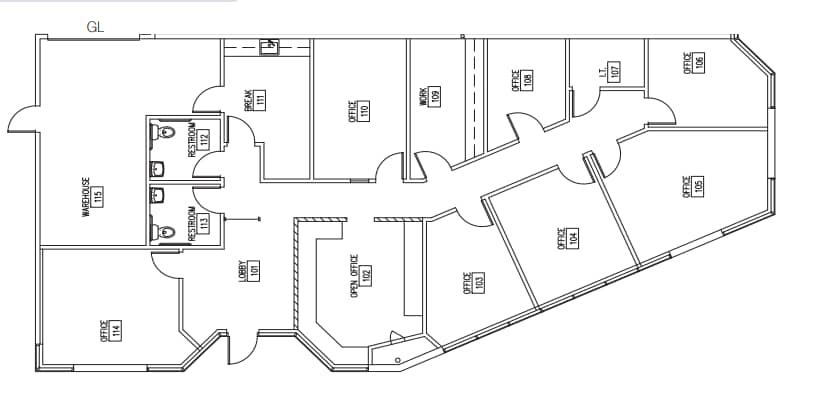 2260 Rutherford Rd, Carlsbad, CA à louer Plan d’étage- Image 1 de 1