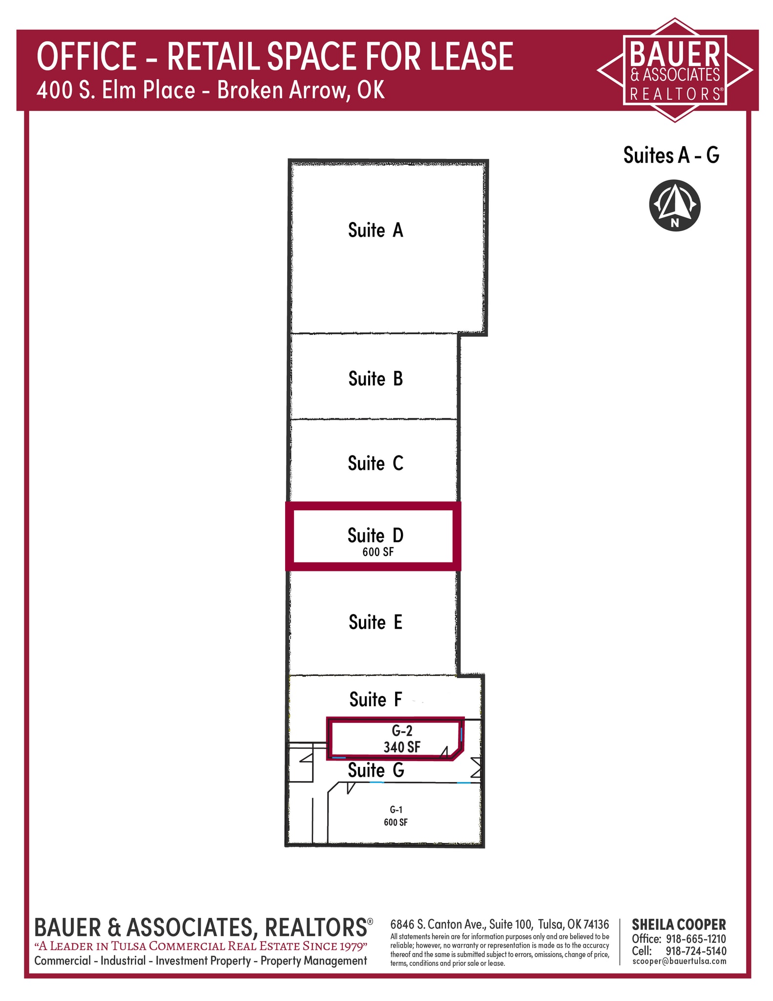 400 S Elm Plz, Broken Arrow, OK à louer Plan de site- Image 1 de 1