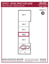 400 S Elm Plz, Broken Arrow, OK à louer Plan de site- Image 1 de 1