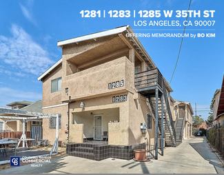 Plus de détails pour 1281 W 35th St, Los Angeles, CA - Multi-résidentiel à vendre