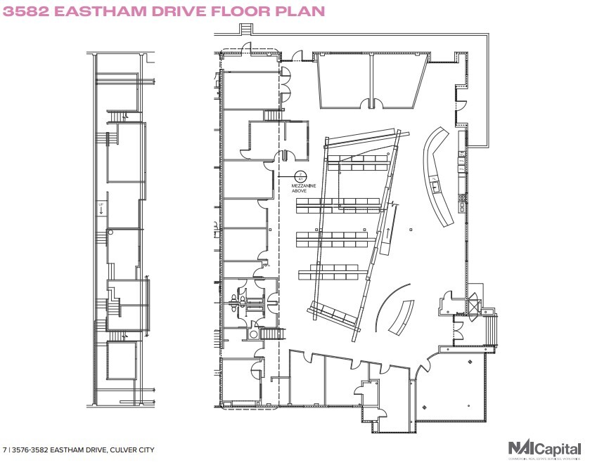 3562-3582 Eastham Dr, Culver City, CA à louer Plan d  tage- Image 1 de 1