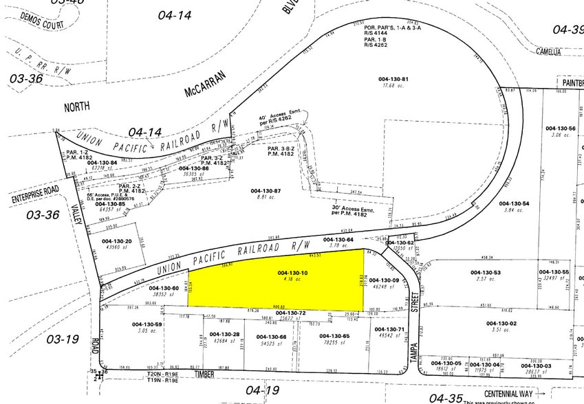 800 Stillwell Rd, Reno, NV for lease - Plat Map - Image 1 of 4