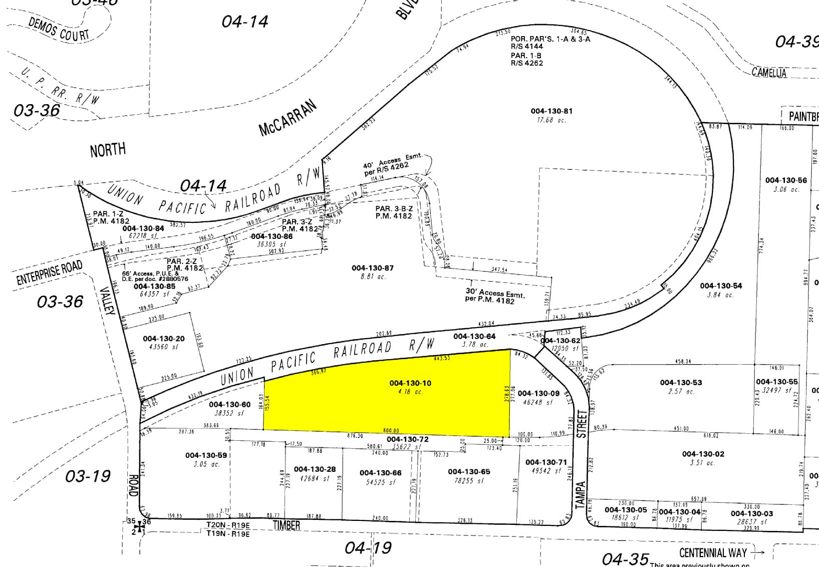 800 Stillwell Rd, Reno, NV for lease Plat Map- Image 1 of 5