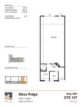 4215 E McDowell Rd, Mesa, AZ à louer Plan d’étage- Image 1 de 1