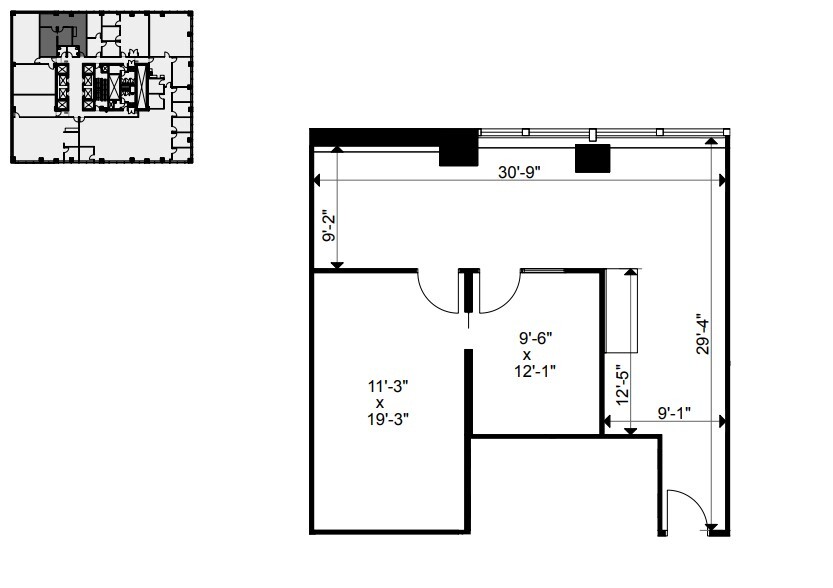 180 Dundas St W, Toronto, ON for lease Floor Plan- Image 1 of 1