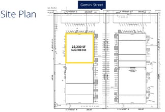 902-910 Gemini, Houston, TX for lease Site Plan- Image 2 of 2
