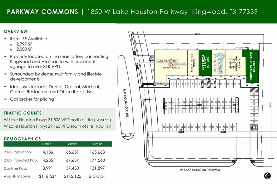 1850 W Lake Houston Pky, Kingwood, TX for lease - Building Photo - Image 2 of 8