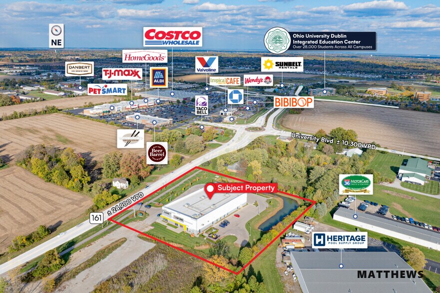 7679 Dublin Plain City Rd, Dublin, OH à vendre - Photo du bâtiment - Image 3 de 3