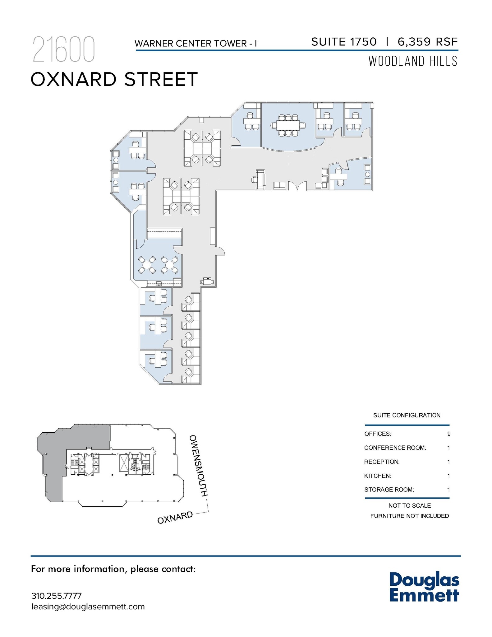 21600 Oxnard St, Woodland Hills, CA for lease Floor Plan- Image 1 of 1