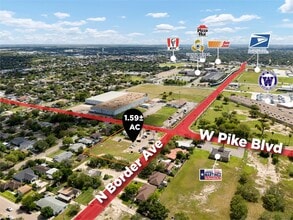 900 N Border, Weslaco, TX - AERIAL map view - Image1