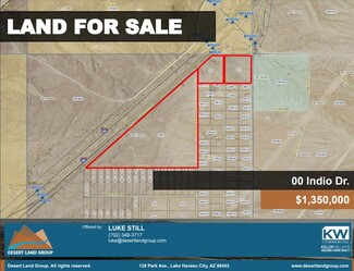 Plus de détails pour 00 Indio Drive / Frontage Road -1, Yucca, AZ - Terrain à vendre