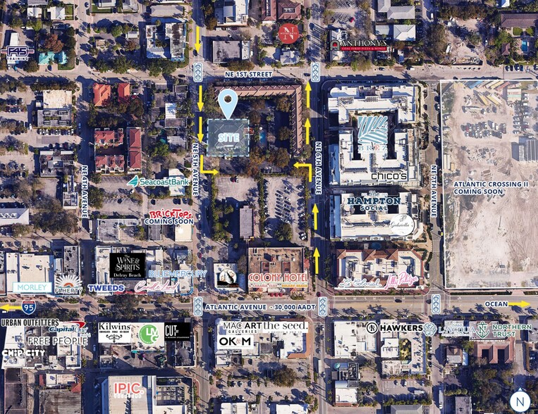 55 NE 5th Ave, Delray Beach, FL à louer - Photo du bâtiment - Image 3 de 4