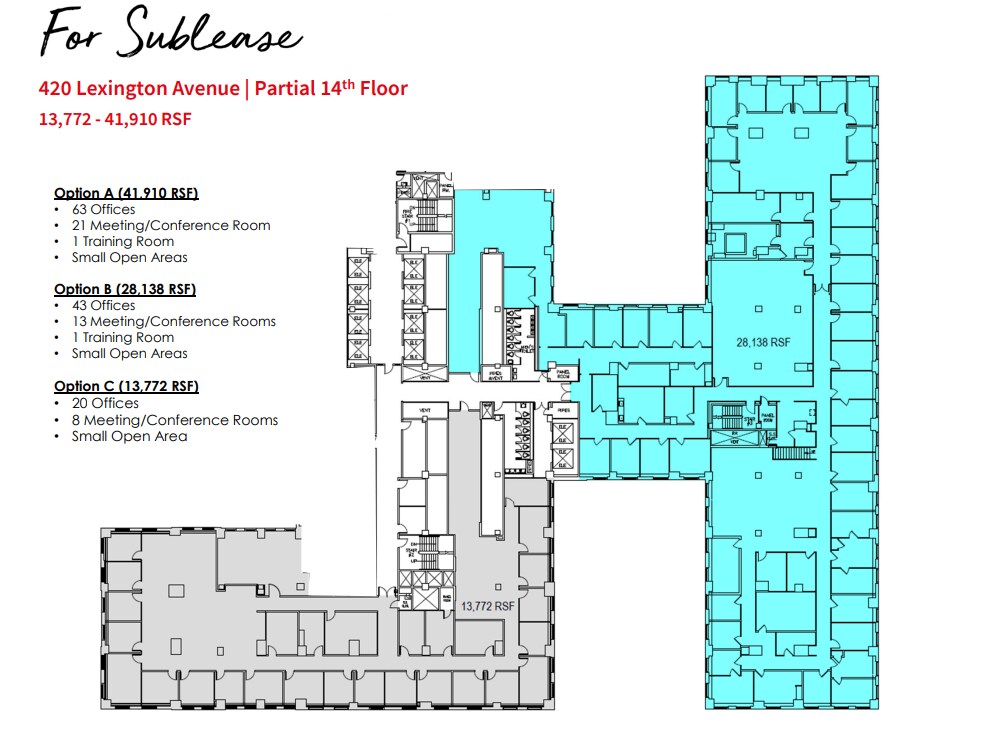 420 Lexington Ave, New York, NY for lease Floor Plan- Image 1 of 4