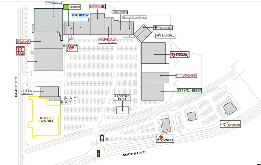 489 N Main St, Leominster, MA for lease - Typical Floor Plan - Image 3 of 4
