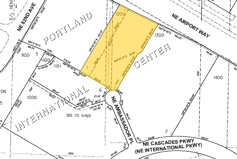 7700 NE Ambassador Pl, Portland, OR à louer - Plan cadastral - Image 2 de 8