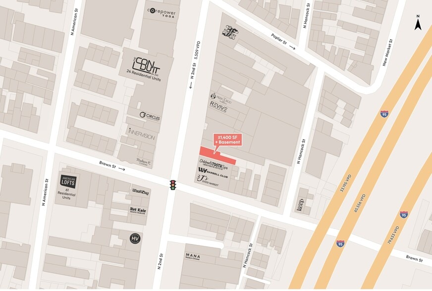 807 N 2nd St, Philadelphia, PA for lease - Aerial - Image 2 of 11