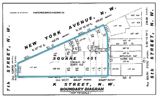 655 K St NW, Washington, DC à louer - Plan cadastral - Image 2 de 14