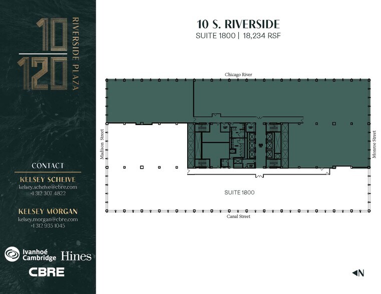 10 S Riverside Plz, Chicago, IL for lease - Building Photo - Image 3 of 17