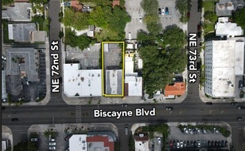 7222 Biscayne Blvd, Miami, FL - AERIAL  map view - Image1