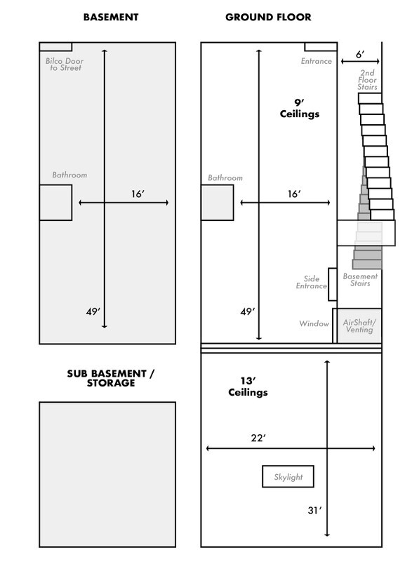 432 Hudson St, New York, NY 10014 - Unité Ground -  - Plan d  tage - Image 1 of 1