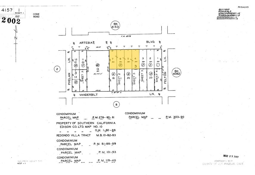 2512 Artesia Blvd, Redondo Beach, CA à louer - Plan cadastral - Image 3 de 36