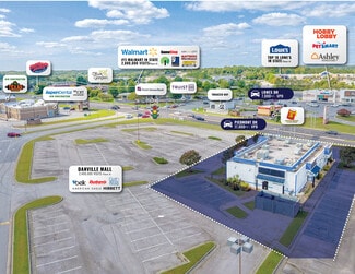 Plus de détails pour 370 Mall Dr, Danville, VA - Commerce de détail à vendre
