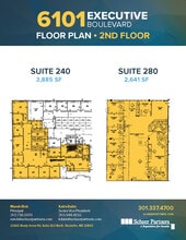 6101 Executive Blvd, North Bethesda, MD à louer Plan d’étage- Image 1 de 1