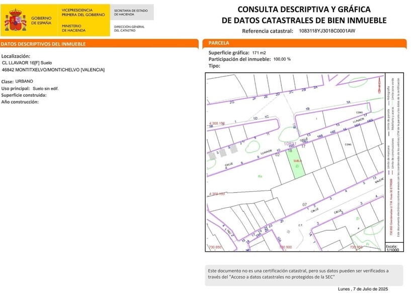 Carrer Llavador, 16, Montichelvo, Valencia for sale - Building Photo - Image 3 of 5