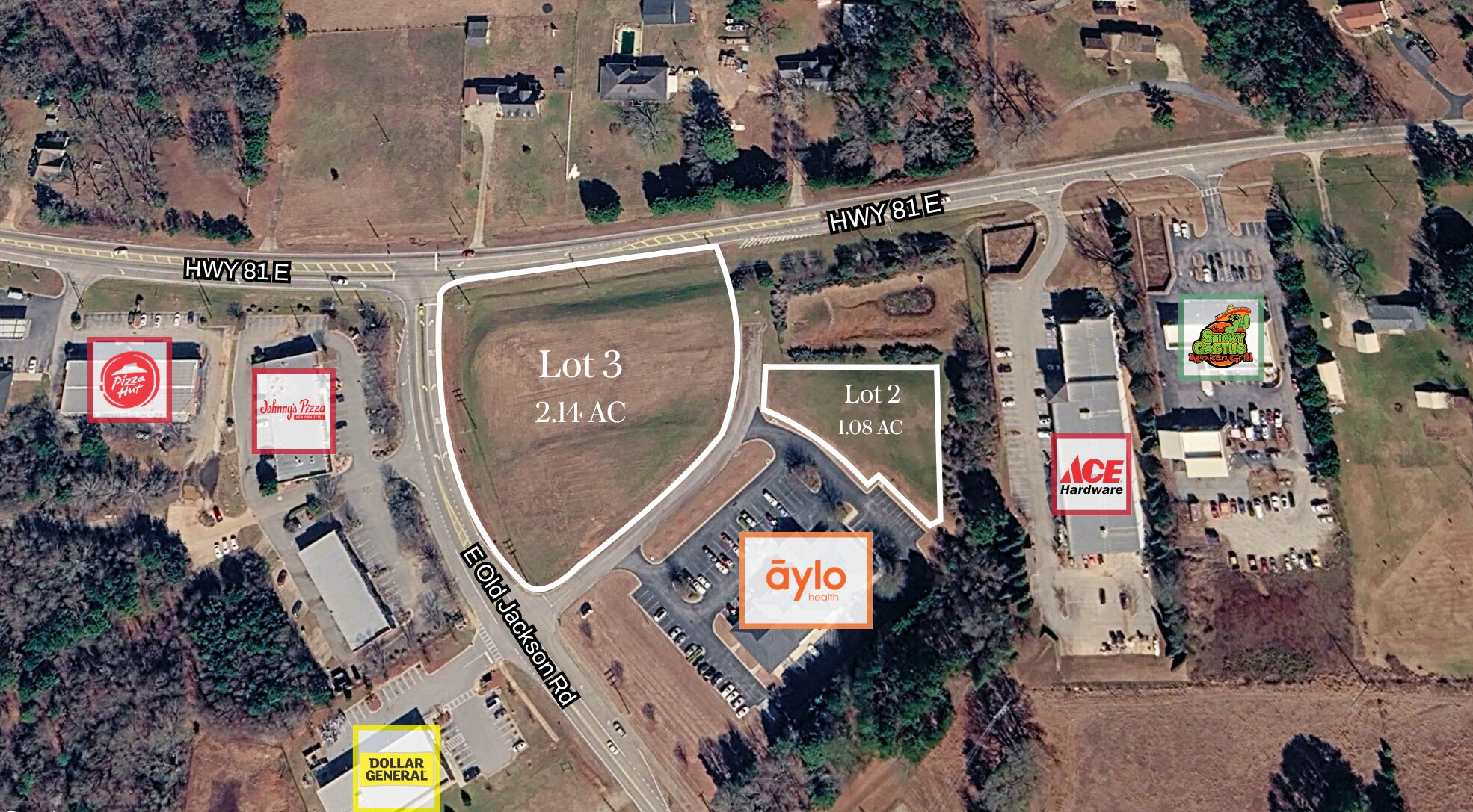 Highway 81 & Old Jackson Rd, McDonough, GA for sale Aerial- Image 1 of 3