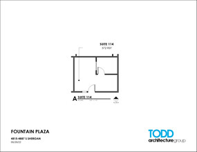 4815-4821 S Sheridan Rd, Tulsa, OK à louer Plan d’étage- Image 1 de 2