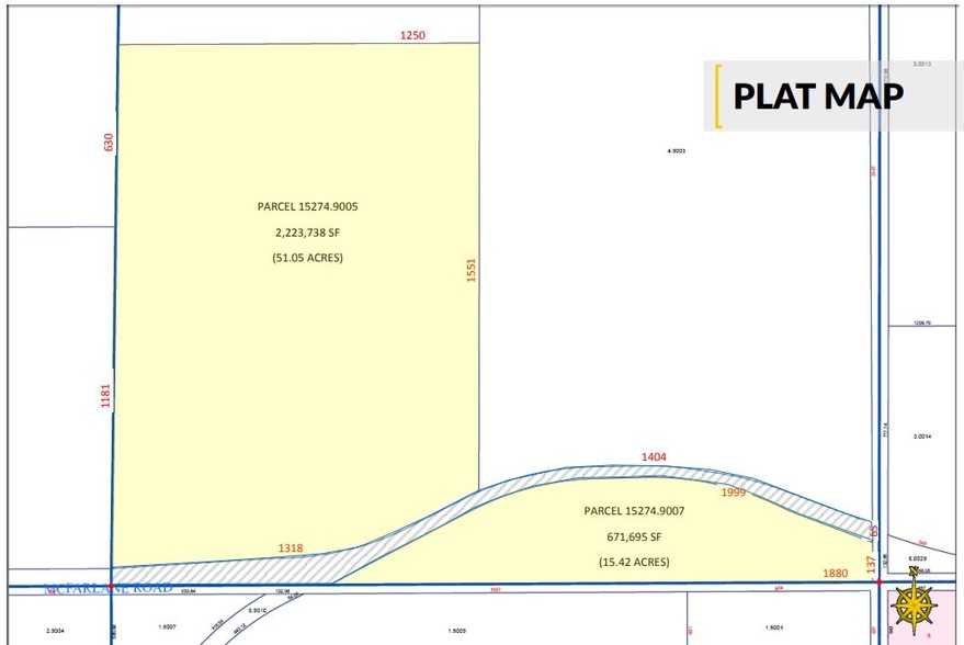 14000 Block West McFarlane Rd, Medical Lake, WA à vendre - Plan cadastral - Image 1 de 1