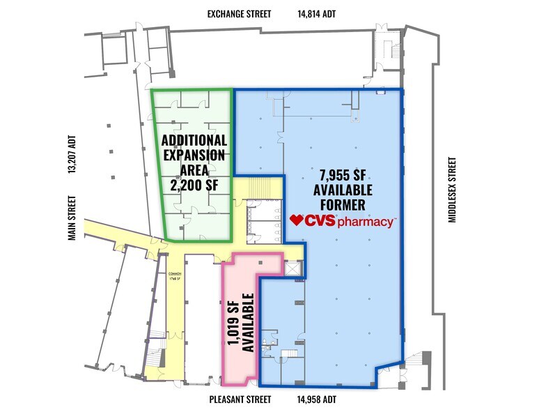 22 Pleasant St, Malden, MA à louer - Plan de site - Image 2 de 3