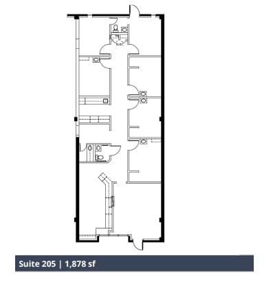 18842 S Memorial Dr, Humble, TX à louer Plan d’étage- Image 1 de 1