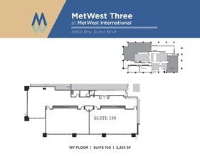 4010 W Boy Scout Blvd, Tampa, FL à louer Plan d’étage- Image 1 de 2