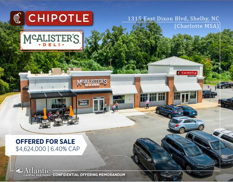1315 E Dixon Blvd, Shelby, NC à vendre - Photo du bâtiment - Image 1 de 5