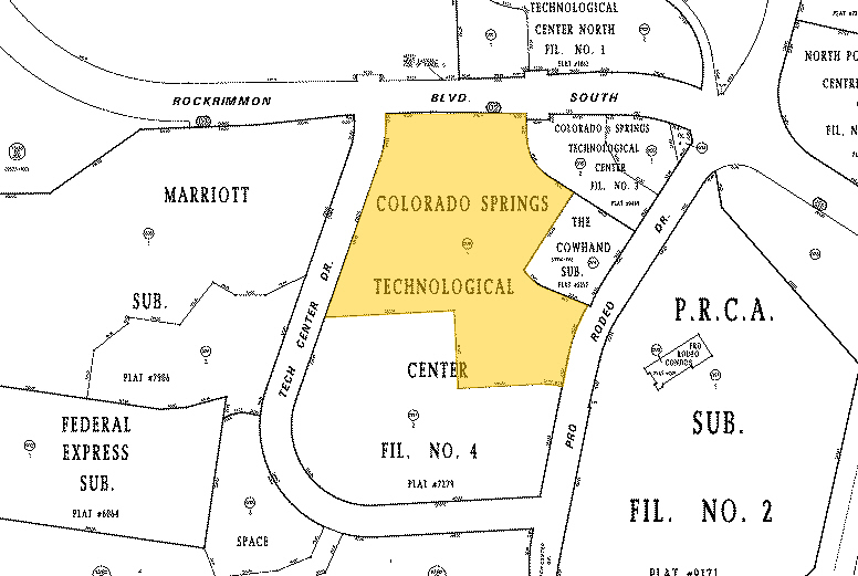 5575 Tech Center Dr, Colorado Springs, CO for lease - Plat Map - Image 2 of 17