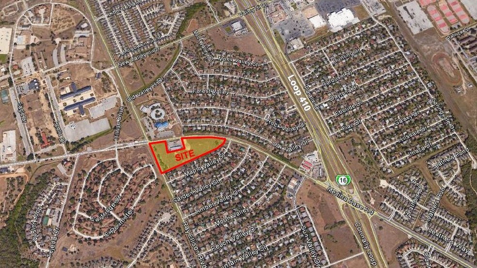 7714 Medina Base Rd, San Antonio, TX à vendre - Aérien - Image 1 de 3