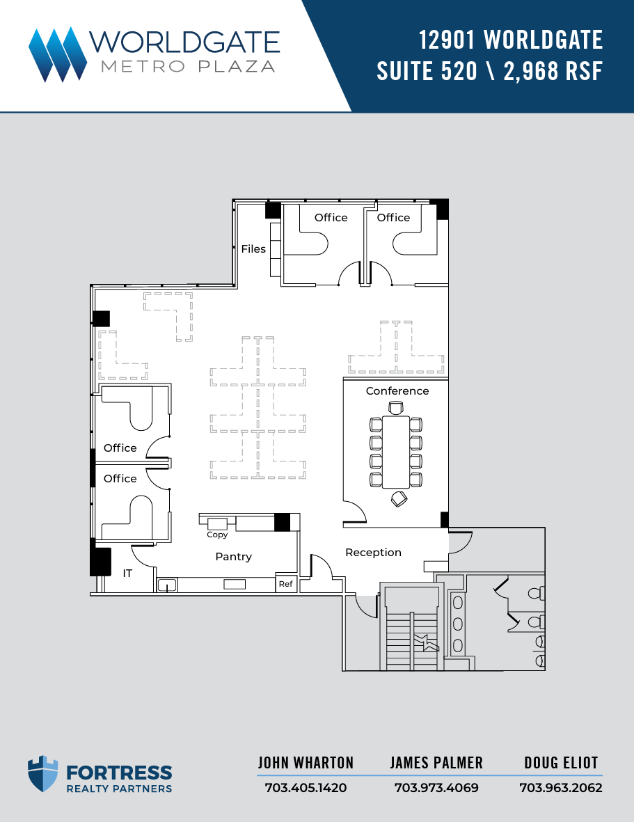 12851 Worldgate Dr, Herndon, VA for lease Floor Plan- Image 1 of 1