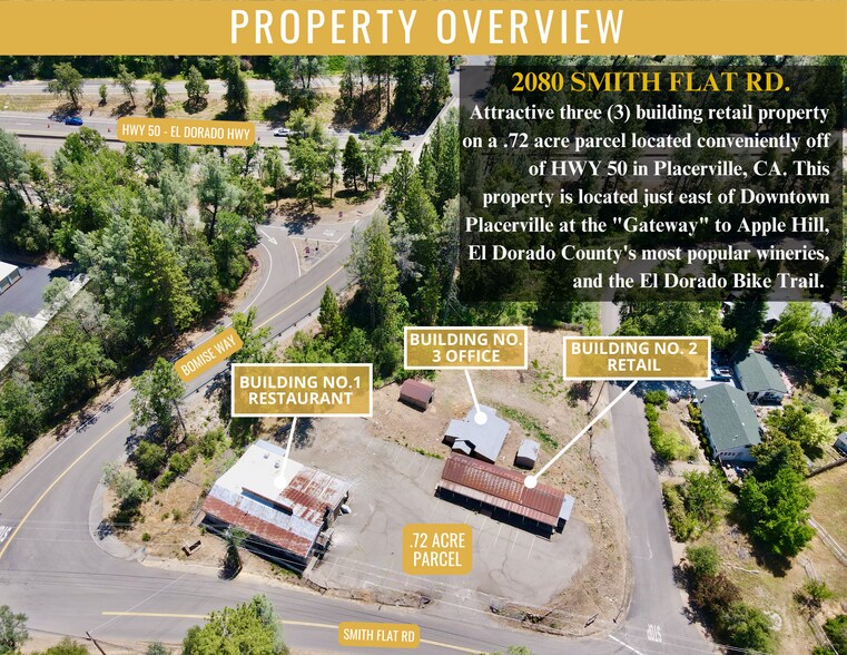 2080 Smith Flat Rd, Placerville, CA à vendre - Photo du bâtiment - Image 3 de 44