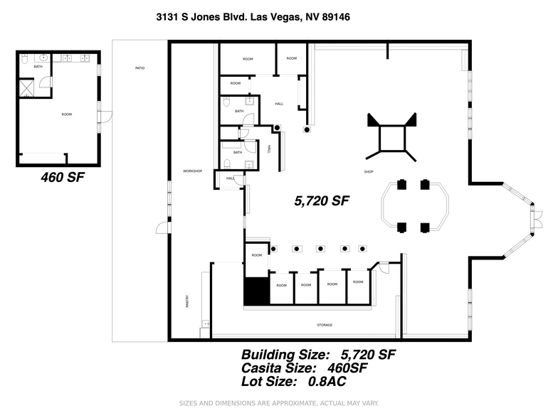 3131 S Jones Blvd, Las Vegas, NV à vendre - Plan d’étage - Image 3 de 25
